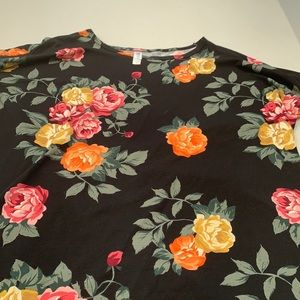 Black floral lularoe irma